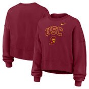 USC Trojans Women's Nike Cardinal Phoenix Arch Oversized Sweatshirt
